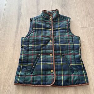 Lauren Ralph Lauren Plaid Vest - Green, Blue, and Brown women’s xs